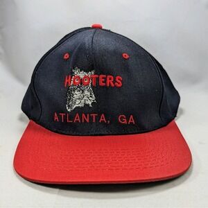 Hooters Restaurant Cap Hat Snapback Atlanta Georgia Vintage‎ KC 90s